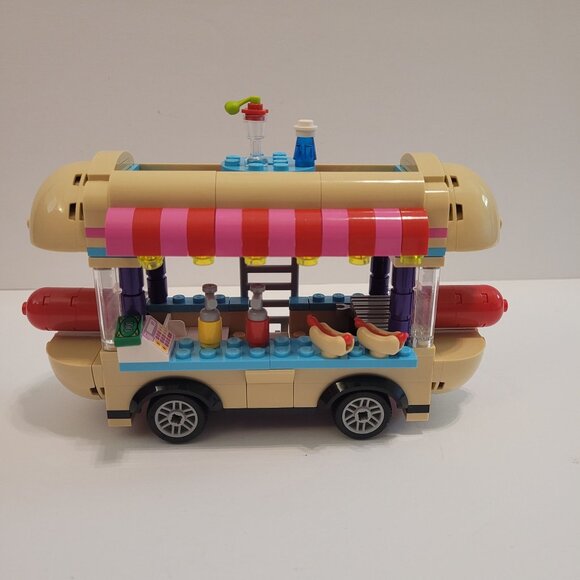 Lego Friends Hot Dog Van Set 41129 With Minifigures Instructions Complete - Picture 5 of 6